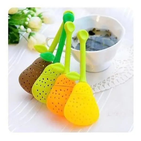 Pear-Shaped Silicone Tea Infuser | Reusable Loose Leaf Tea Strainer