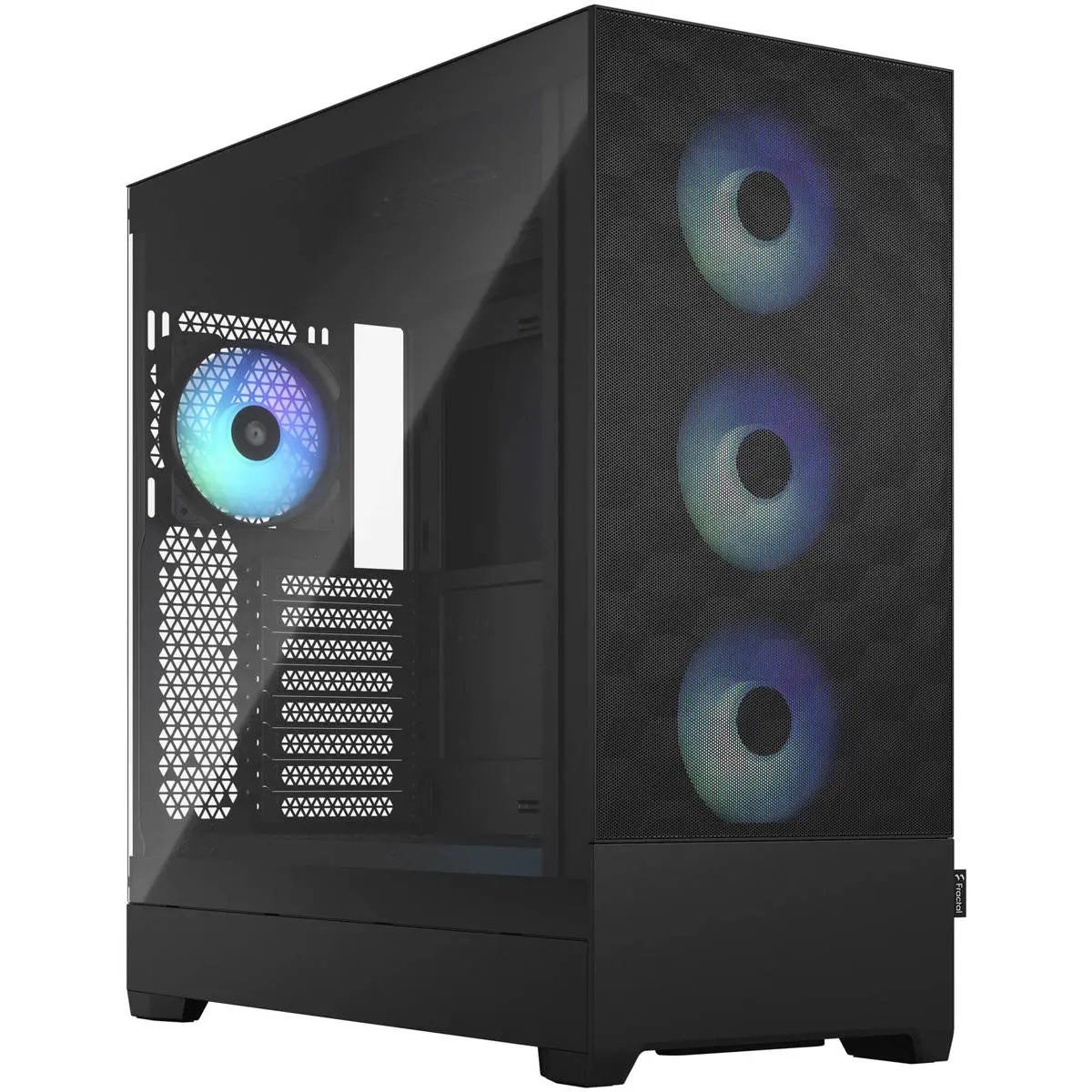 Fractal Design Pop XL Air RGB Clear Tempered Glass E-ATX Full-Tower Computer Case, Black
