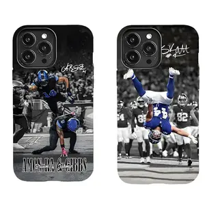 Football Jahmyr Gibbs Phone Case, Accessory Suitable for iPhone 17/16/15/14/13/12 Pro Max/Plus