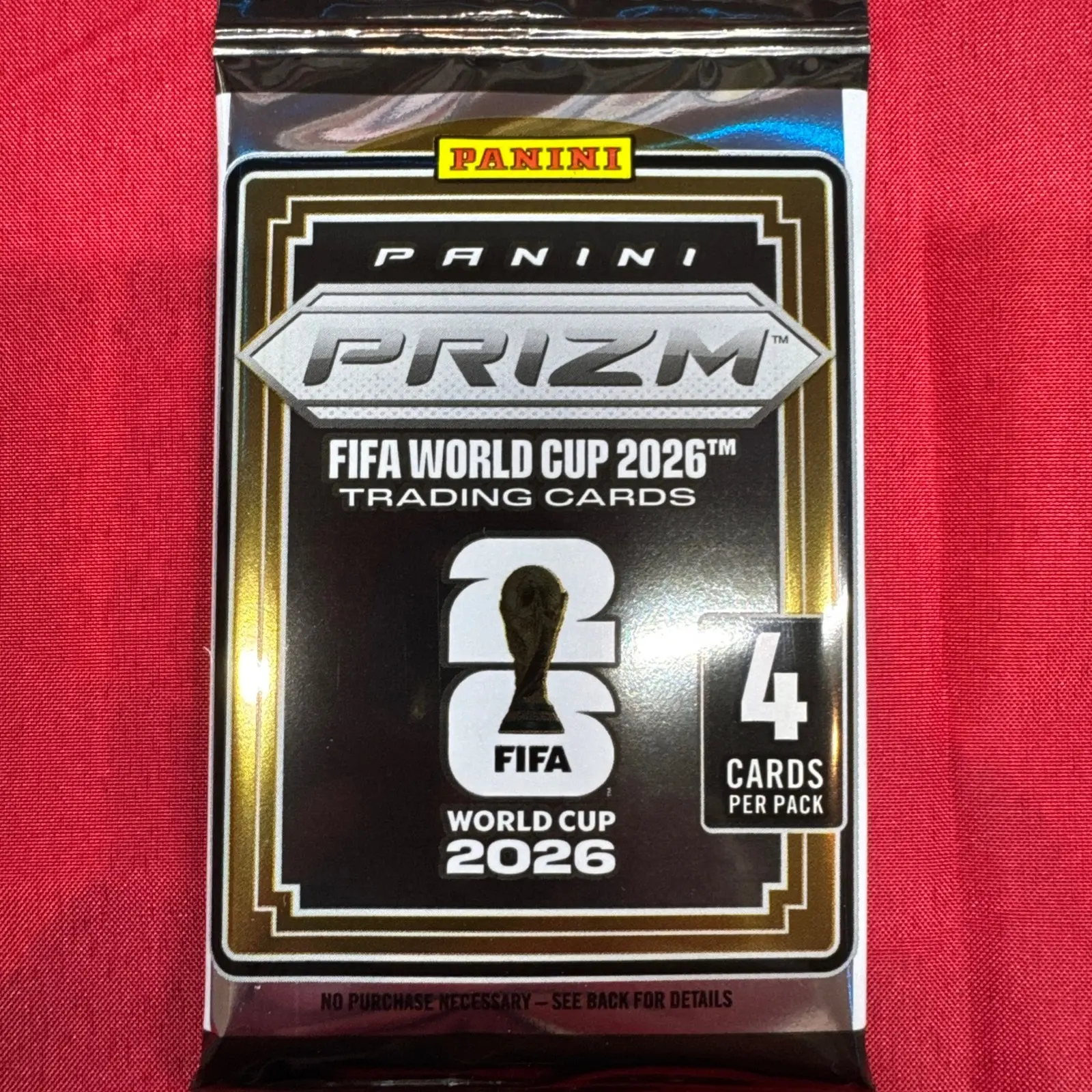 2026 Panini Prizm FIFA World Cup Pack (4 Cards in each Pack)