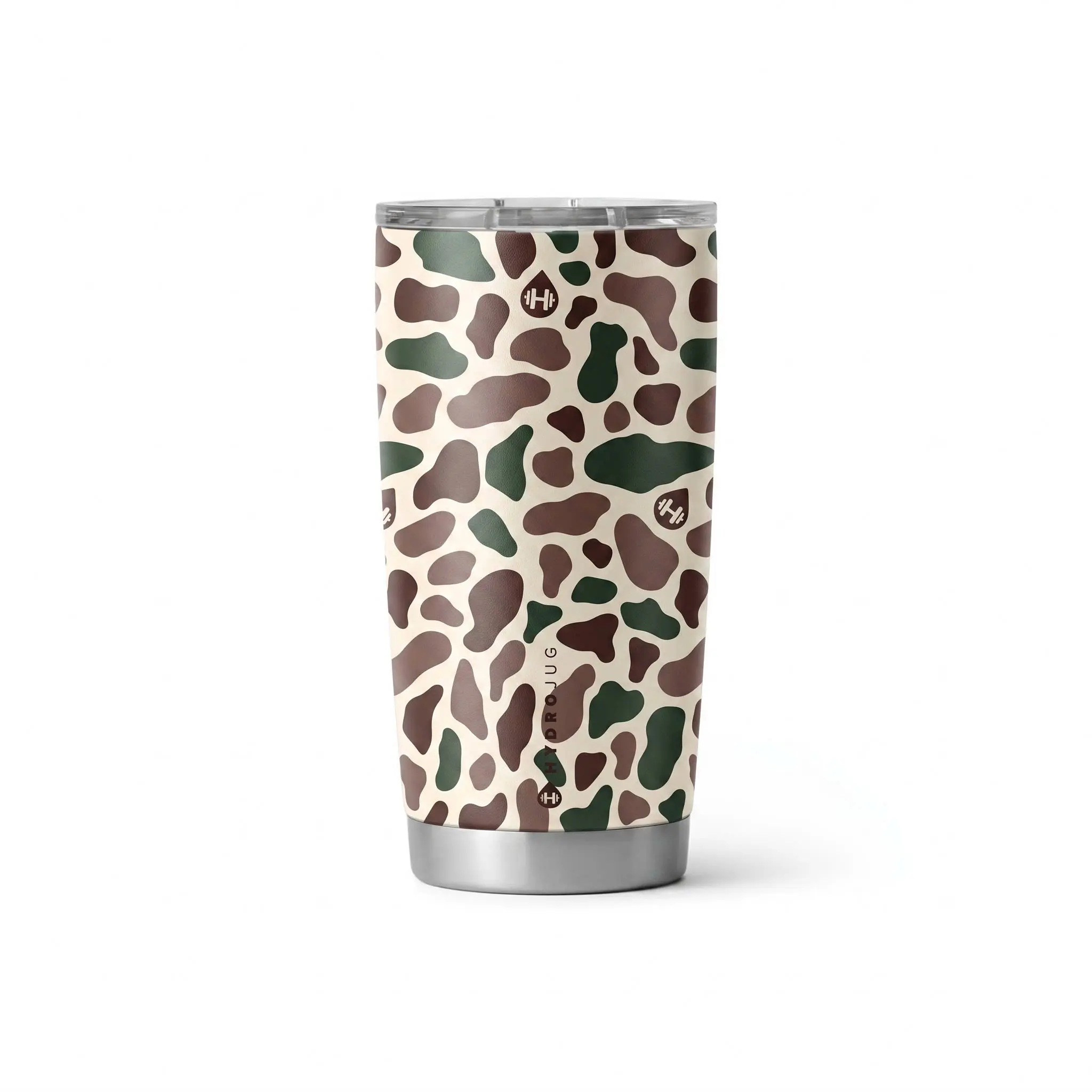 HydroJug 20oz Camo Everyday Tumbler, Woodland Camo Insulated Stainless Steel Cup
