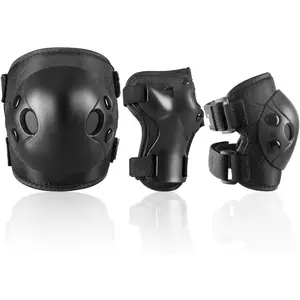 Kids Youth Protective Gear Set Knee Elbow Wrist Pads for Skateboard Roller Skating Cycling Scooter