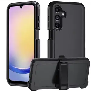 Rugged Defender Case for Samsung Galaxy A16 5G Shockproof Heavyduty Protection Case Cover With Belt Clip