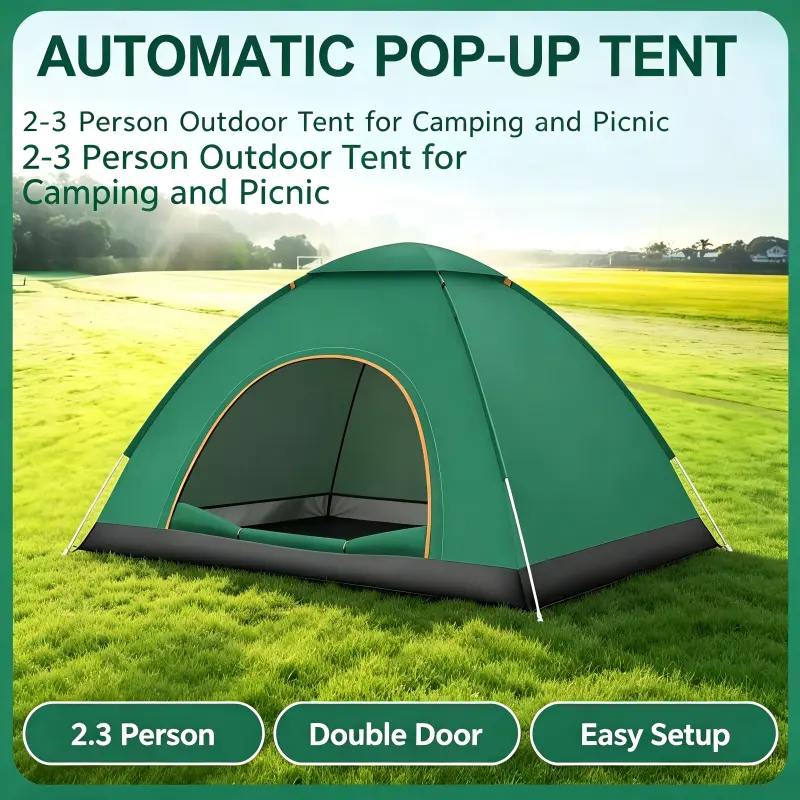 2-Person Lightweight Frame Camping Tent - Tents for Camping, Includes Rain Fly, Carrying Bag, for Backpacking (Sacramento Stock)
