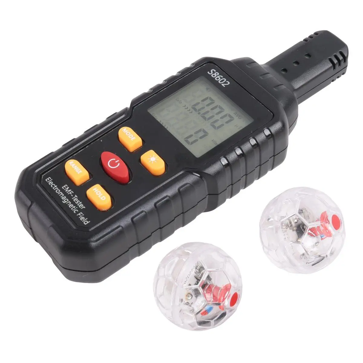Ghost Equipment Kit, Emf Meter with 2 Motion Light Up CatBalls, Emf Meter Detector Ghost Equipment