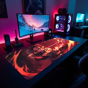 Tanjiro Kamado MousePad, Demon Slayer Desk Mat, Tanjiro Kamado Desk Mat, Anime Gaming MousePad, Large Mousepad, Anime Mousepad, Gift For Fan