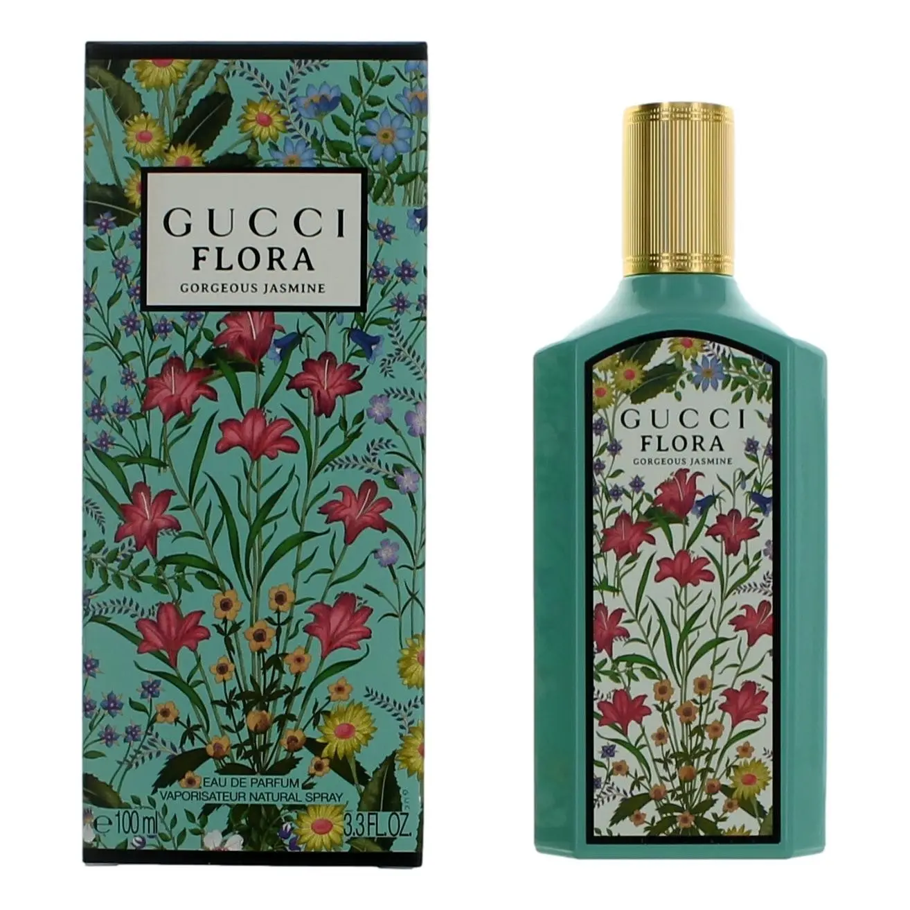 GUCCI Flora Jasmine 3.4 oz EDP Luxury Unisex Fragrance - Spain, Designer Bottle, Gift Boxed Bottled Fragrance - 36pcs ByBox (121577), Boxed Bottled Unisex Fragrance