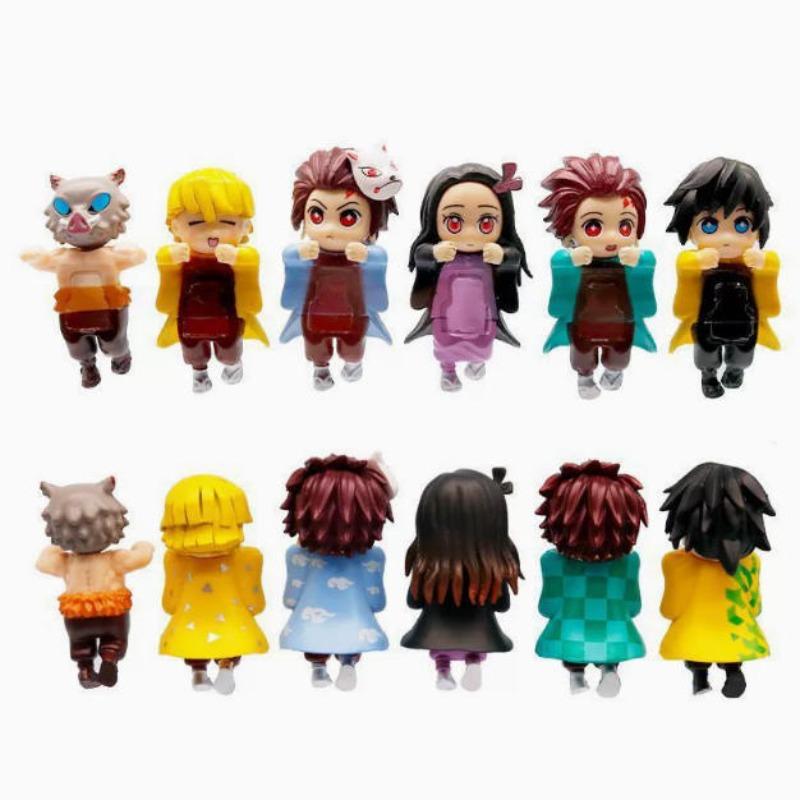Demon Slayer Nendoroid Action Figure, Anime Collectible Model, Car & Phone Decoration, Cute Cartoon Character Statue, Perfect Gift