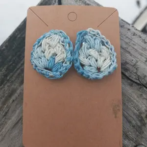 Egg Shaped Earrings Studs