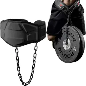 Heavy Duty Dip Belt With Chain - Weighted Pull Up Belt for Workout