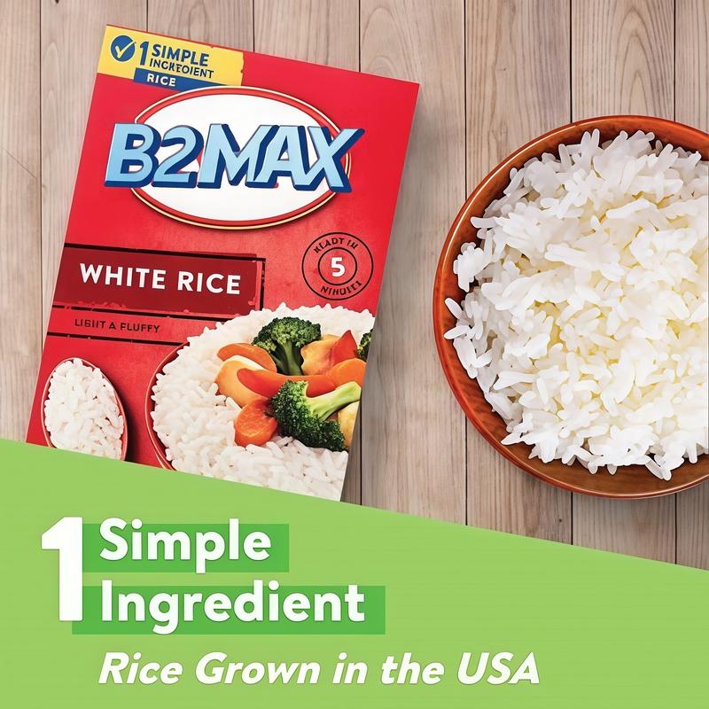 White Rice, Instant White Rice for Quick Dinner Meals, 28-Ounce Box