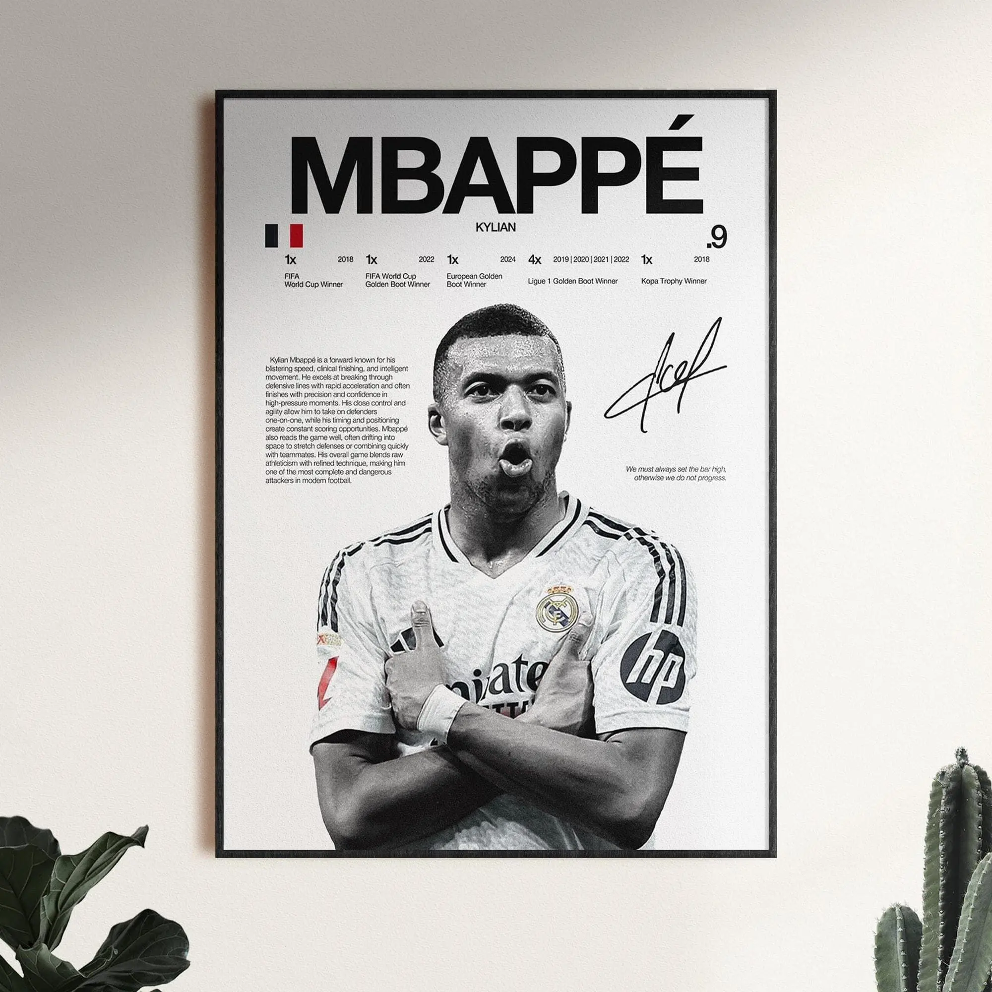 Kylian Mbappe Poster, Soccer Wall Print, Football Digital Download, Football Poster, Sports Decor, Poster, Soccer Gift
