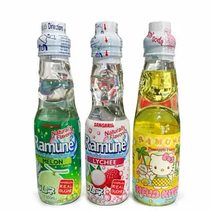 Ramune Soda Variety Pack (3 Bottles) – Melon, Lychee, Pineapple