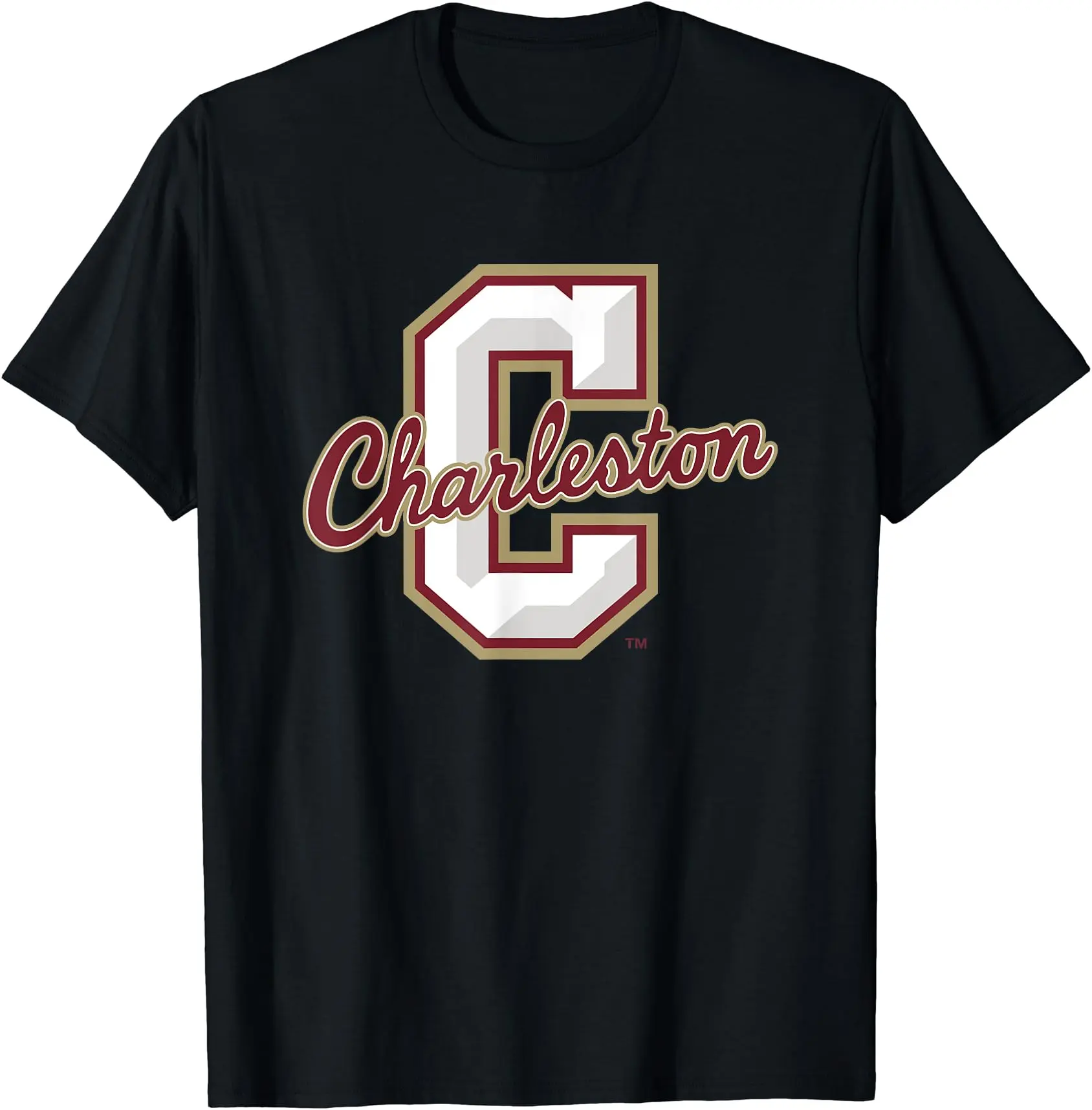 Charleston Cougars Icon Logo Officially Licensed T-Shirt, Gift Shirt, Cotton, Crewneck, Size S-3XL