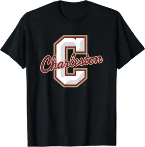 Charleston Cougars Icon Logo Officially Licensed T-Shirt, Gift Shirt, Cotton, Crewneck, Size S-3XL