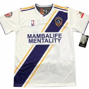 KOBE BRYANT LOS ANGELES PREMIUM TRIBUTE JERSEY WHITE #24 "Kobe Logo"