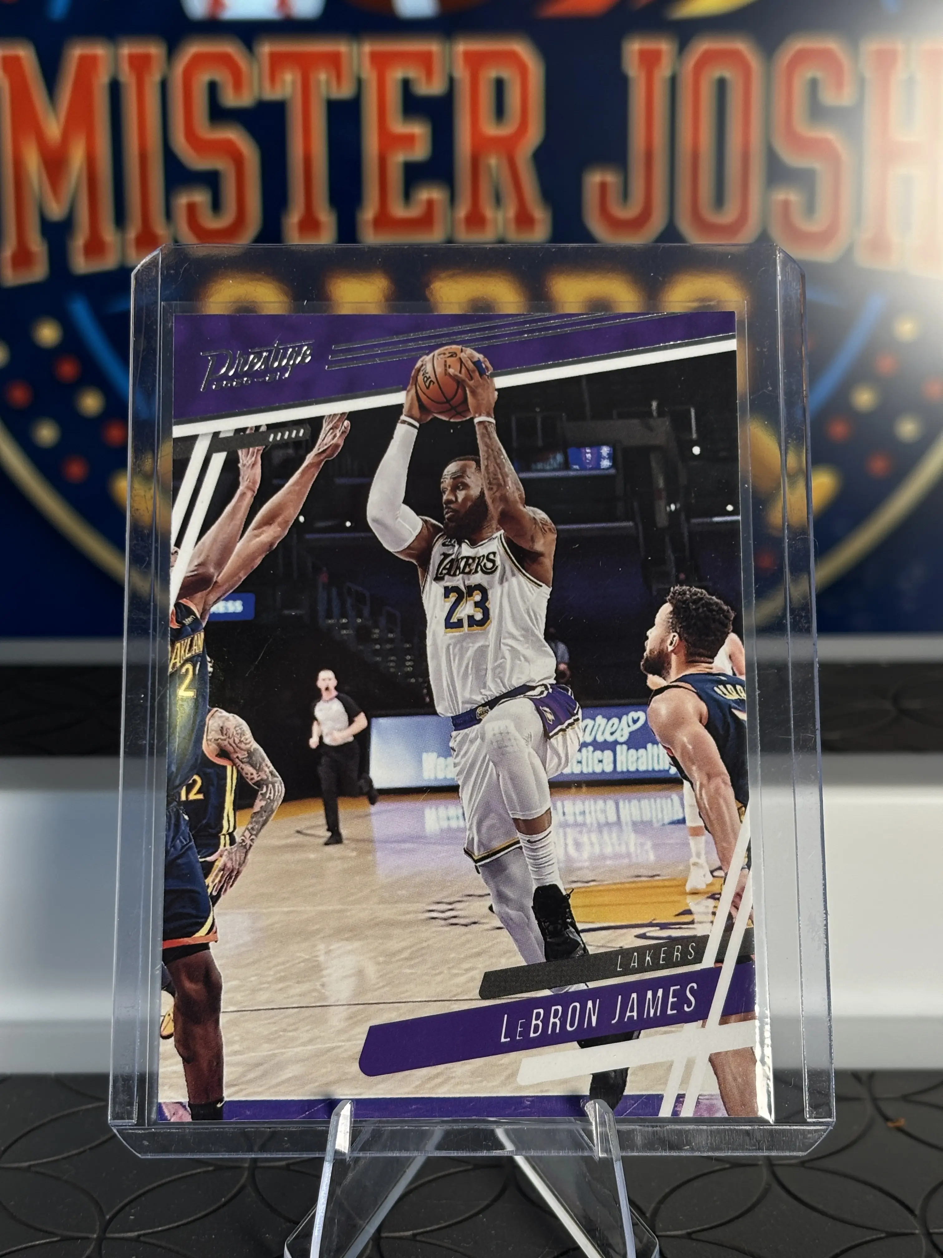 LeBron James Trading Card, 2020-21 Panini Chronicles Prestige Basketball - Card #51, Los Angeles Lakers, Officially Licensed NBA Trading Card