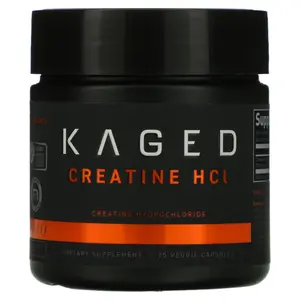 Kaged Creatine HCl, 75 Veggie Capsules (750 mg per Capsule)