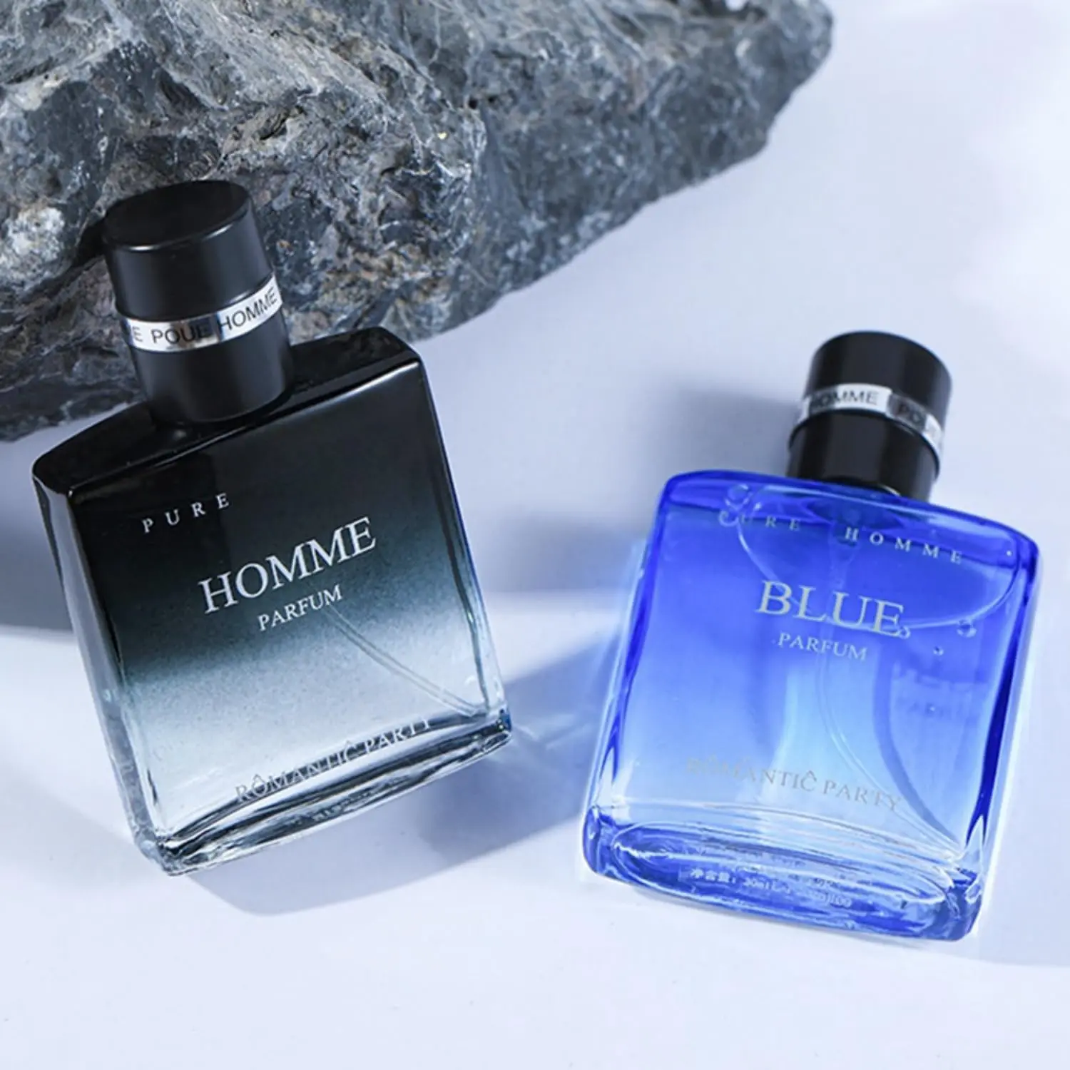 Pure Homme Parfum for Men Romantic Party, Long-lasting Light Perfume, Men's Perfume,Light Fragrance-- High Quality Citrus Floral Woody Men's Cologne, Sea Salt Freshness, Woodsy Deep Scent, Long-Lasting Marine Fragrance, Single Item Luxurious Gift