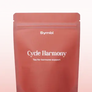 Cycle Harmony Herbal Tea Blend, 4oz | Hormone Supporting & PMS Pain Minimizing | 100% Organic & Caffeine-Free, No Additives or Sweetners | Symbi