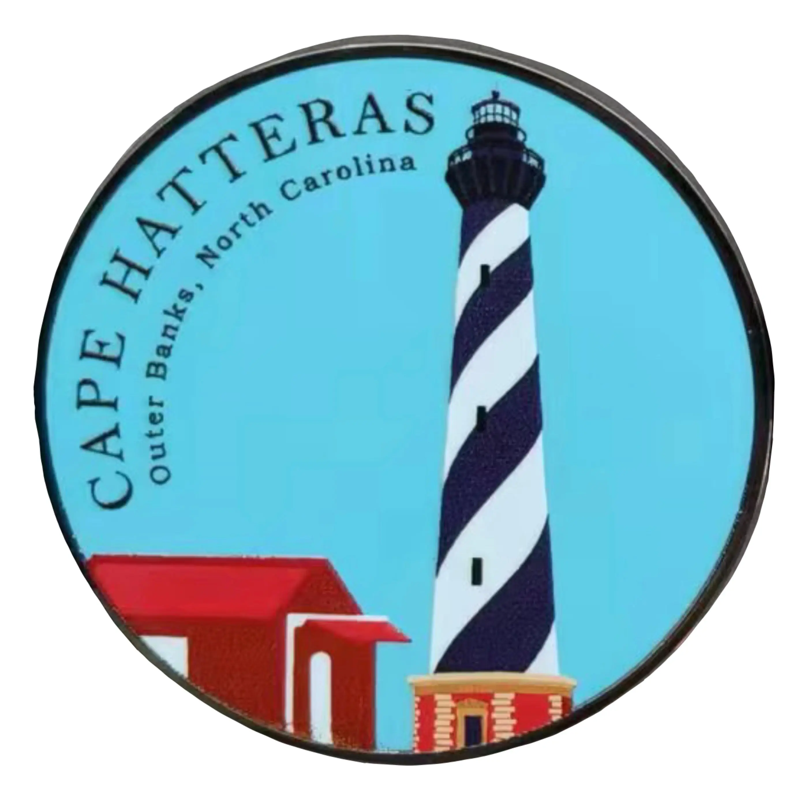 Cape Hatteras Lighthouse - Lapel Pin With Magnet - Outer Banks, North Carolina