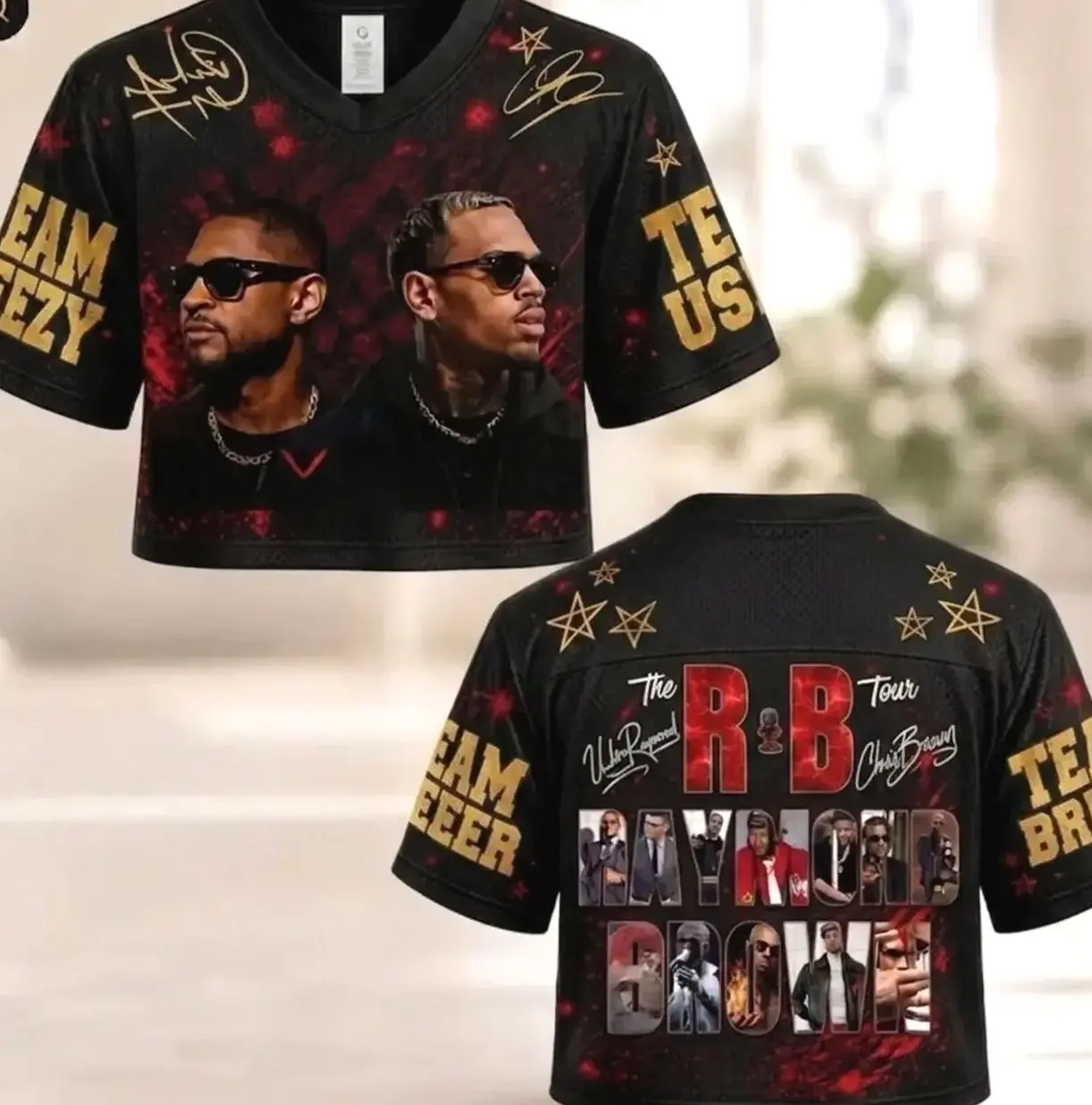 2026 R&B Tour Fan Apparel – Legends Music Croptop Baseball Jersey, Concert Shirt, Streetwear Outfit for Men Women