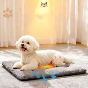 Pet Self-Heating Pad for Cats and Dogs, Winter Wireless Heating Mat, Dog Bed Cat Bed Warm Pad, Cozy Pet Nest