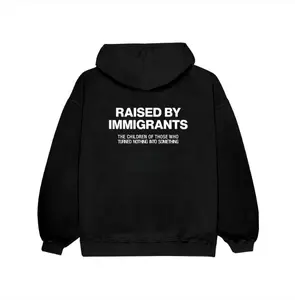 Raised By Immigrants Hoodie, Dreamer Hoodie, Proud Daughter, Hispanic Heritage, Mexican Culture, Statement Piece Cotton