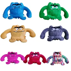 My Mood Little Monster Plush Colorful Emotion Monster Stuffed Animal Soft Plush
