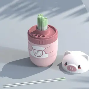 180 Pcs Ear Piercing Cleaning Tool Set, Disposable Portable Ear Cleaner Kit