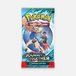 Pokémon Trading Card Game Scarlet & Violet Journey Together Booster Pack Ripped Live 10 Additional Game Cards