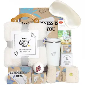 Get Well Gifts for Feel Gifts Baskets for After Surgery Cancer Care Gifts for Friend Sick Chemo Care Package Encouraging Box w/ Coffee Mug