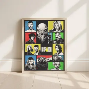 Brutalist Dispatch Poster Wall Art for Any Room - Hero Textured Print