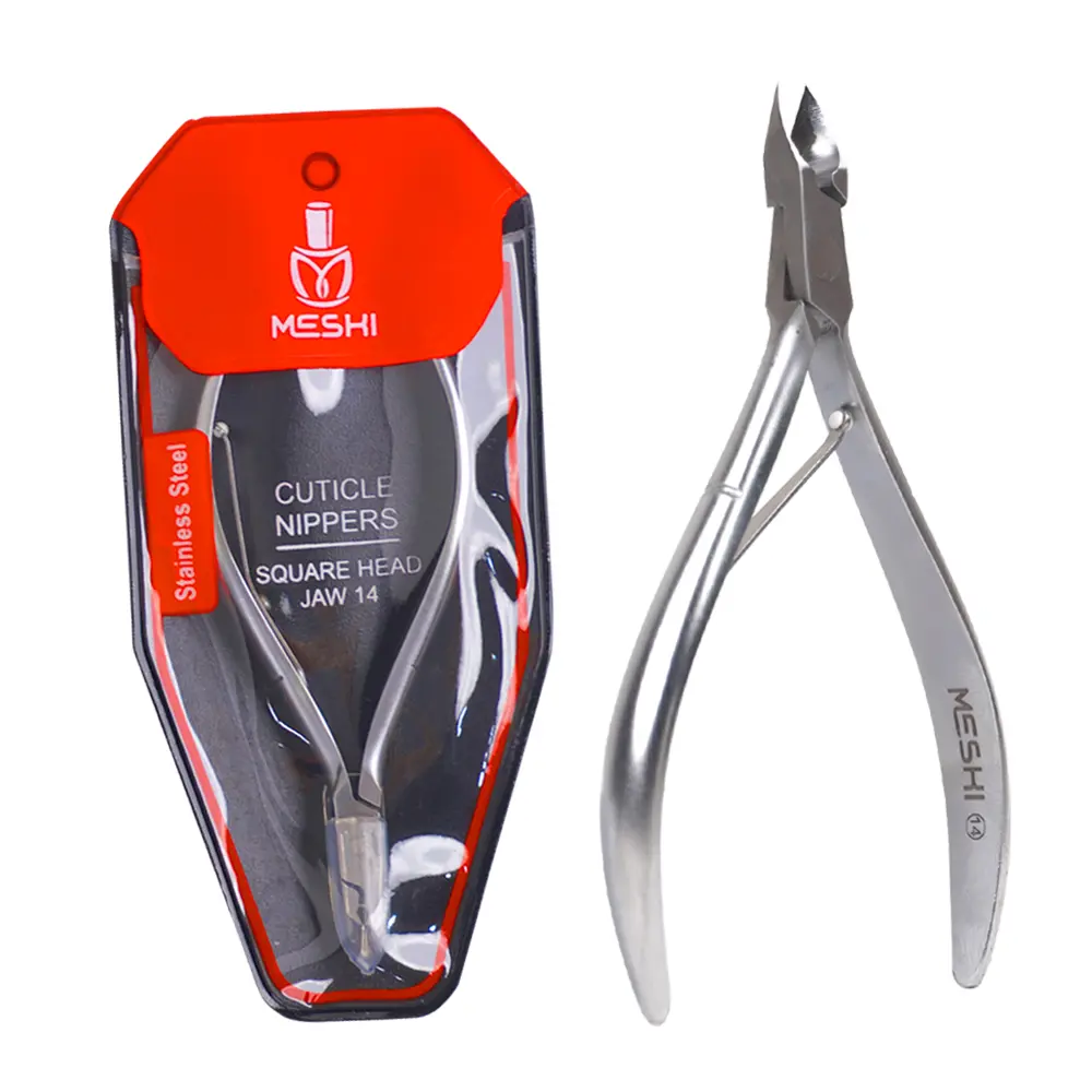 1Pc Stainless Steel Cuticle Nipper, Professional Cuticle Trimmer for Dead Skin, Hangnails & Nail Care, Precision Manicure Tool