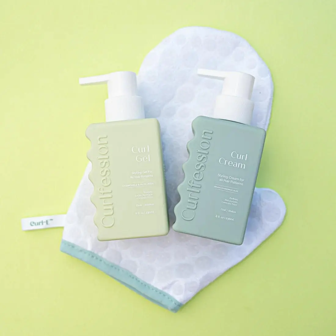 Top Selling Ultimate Hydrating Combo for Curly & Wavy hair with 100% pure Aloe, Chamomile & Argan Oil