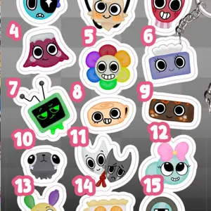 Dandy's World | Vinyl Sticker Acrylic Keychain