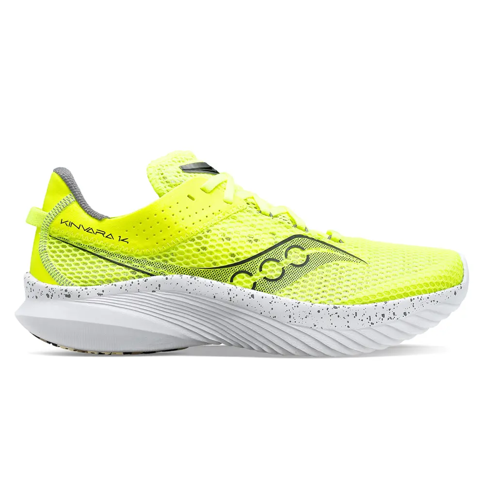Saucony Womens Kinvara 14 Running Sneakers Shoes - Yellow Saucony Womens Kinvara 14 Running Sneakers Shoes - Yellow