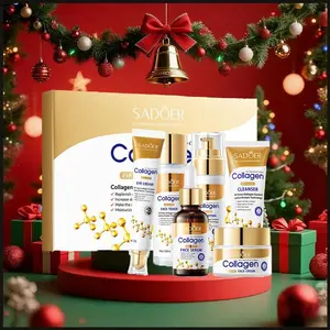 Collagen Firming & Hydrate Skincare 6-Piece Set, Hydrating & Moisturizing Kit, Deep Hydration For Plump, Firm Skin, Collagen Lift Kit