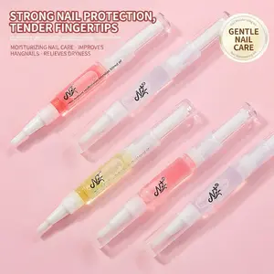 Revitalizing Cuticle Oil Pen Rose Lily Peach Deep Moisture Nail Care Prevent Hangnails Salon Quality Moisturizing Non Greasy