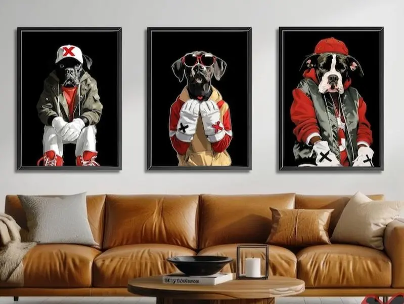 Get Rich Money Bear Posters, Kaws Set of 3 Hypebeast Wall Arts, Hip Hop Bear Prints, Printable Crypto Millionaire Poster, Digital prints Room Decor
