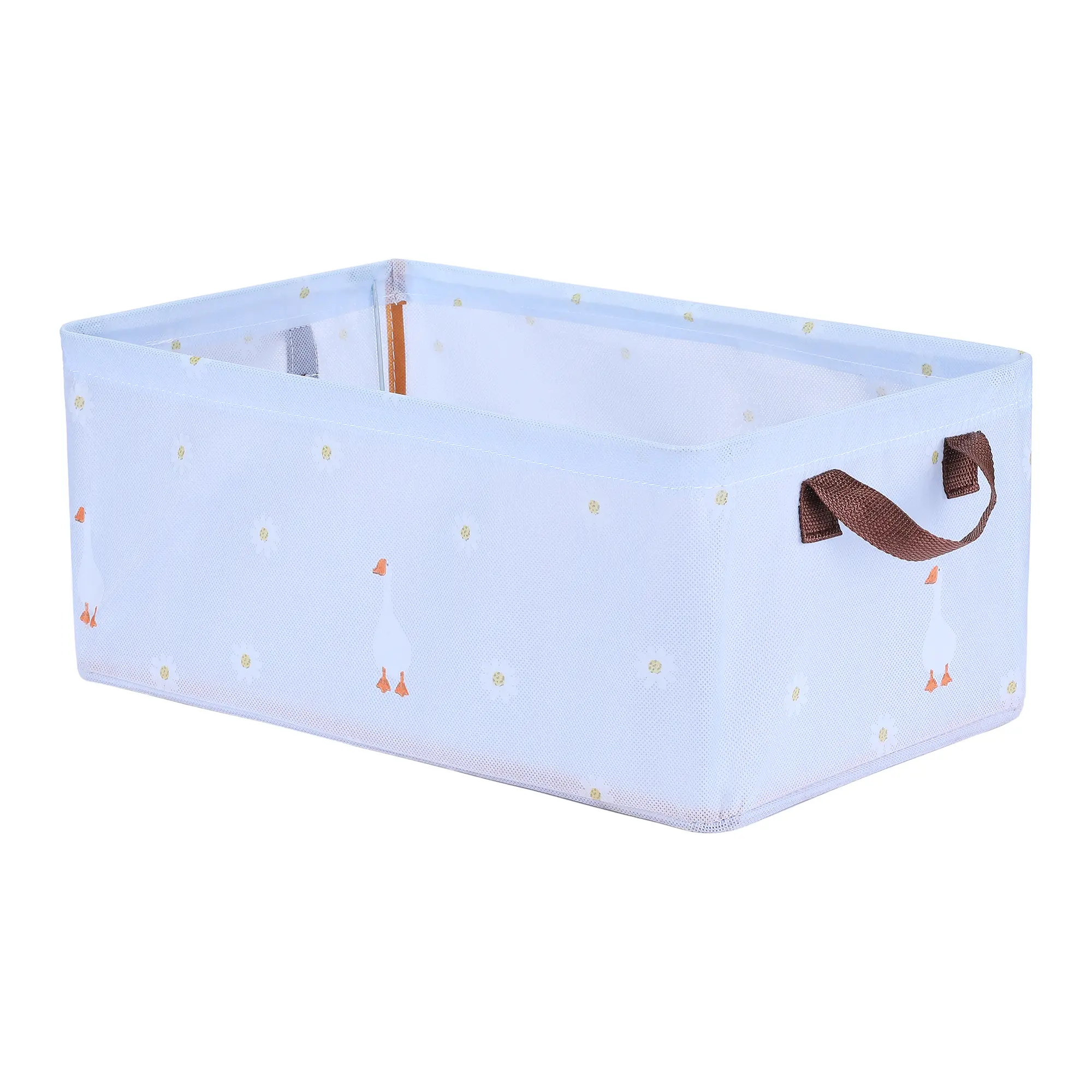 REGALWOVEN Fabric Storage Cube Organiser - 1 Pack Laundry Box with Handles, Collapsible for Shelves, Closet, Clothes Organization, 18.5*11*7.9in
