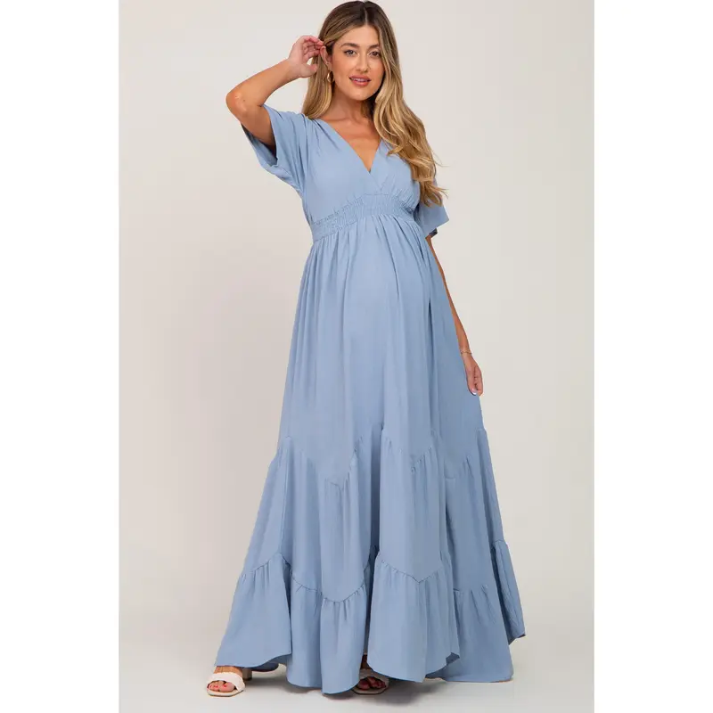 light blue maternity dress - TikTok Shop light blue maternity dress - TikTok Shop