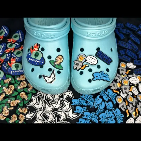 Playa Saturno Croc Charms for Shoe Decoration