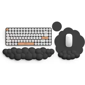 Keyboard Wrist Rest High Density MemoryFoam Ergonomic Palm Rest for Office PC Laptop Gaming Mac Comfortable Support Daily Use