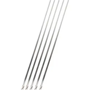 010202 14" Stainless Steel Locking Ties Pack of 5