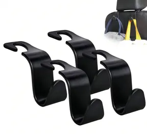 4 Pack Car Seat Headrest Hooks Purse Holder For Car Organizers And Storage Car Organization Accessories For Women Road Trip Essentials