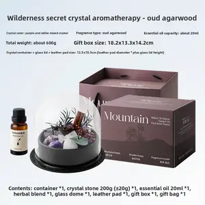 Fireless Aromatherapy Essential Oil Diffuser Stone Aromatherapy Gift Box High-End Souvenir for Home Bedroom Long-Lasting Fragrance Decoration