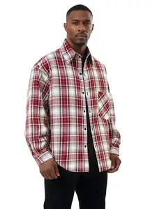 Men's brightly colored checkered shirt with multiple colors to choose from