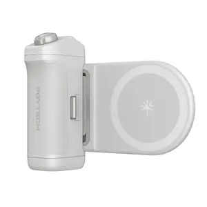 PGYTECH MagCam 2 Magnetic Phone Camera Grip, Wireless Charging, Wireless Shutter, DSLR-Style Handle for iPhone & Android, 1/4" Screw, Perfect for Vlogging, Selfies, Steady Shots, Compatible with iPhone 17