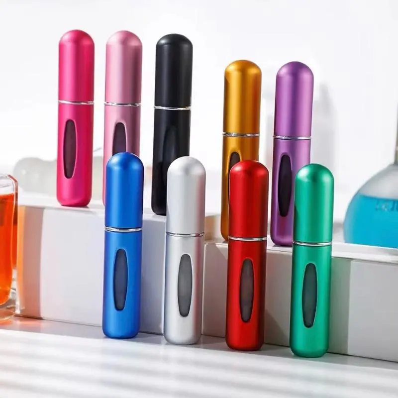 “LGStore 4-Piece Refillable Perfume Atomizer Set – Portable 5ml Multi-Color Travel Sprayers.” Cosmetic Makeup Bag Cosmetics Makeup Tool